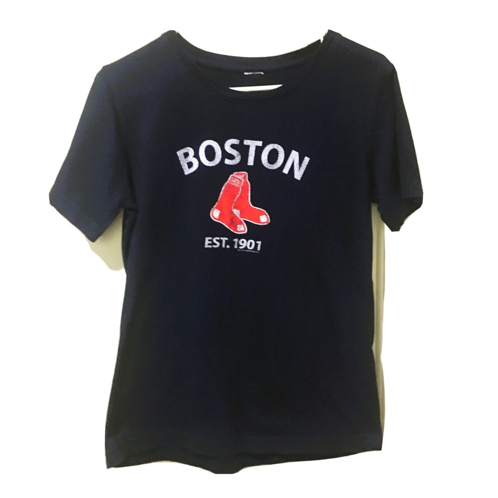 $7 or 2/$10 tshirt sale: Women's Boston Red Sox Ladies Distressed T-Shirt Tee
